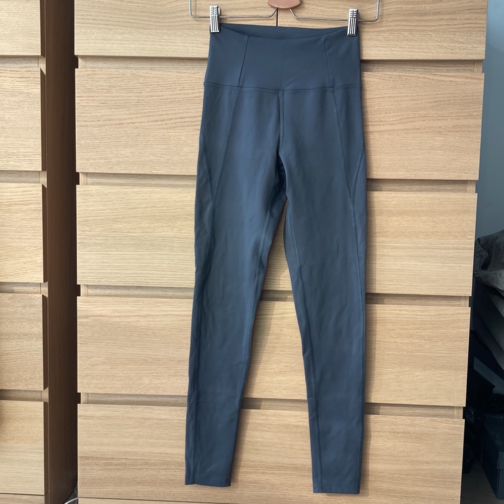 Girlfriend Collective - Hi-Rise Full Length Leggings Smoke XS
